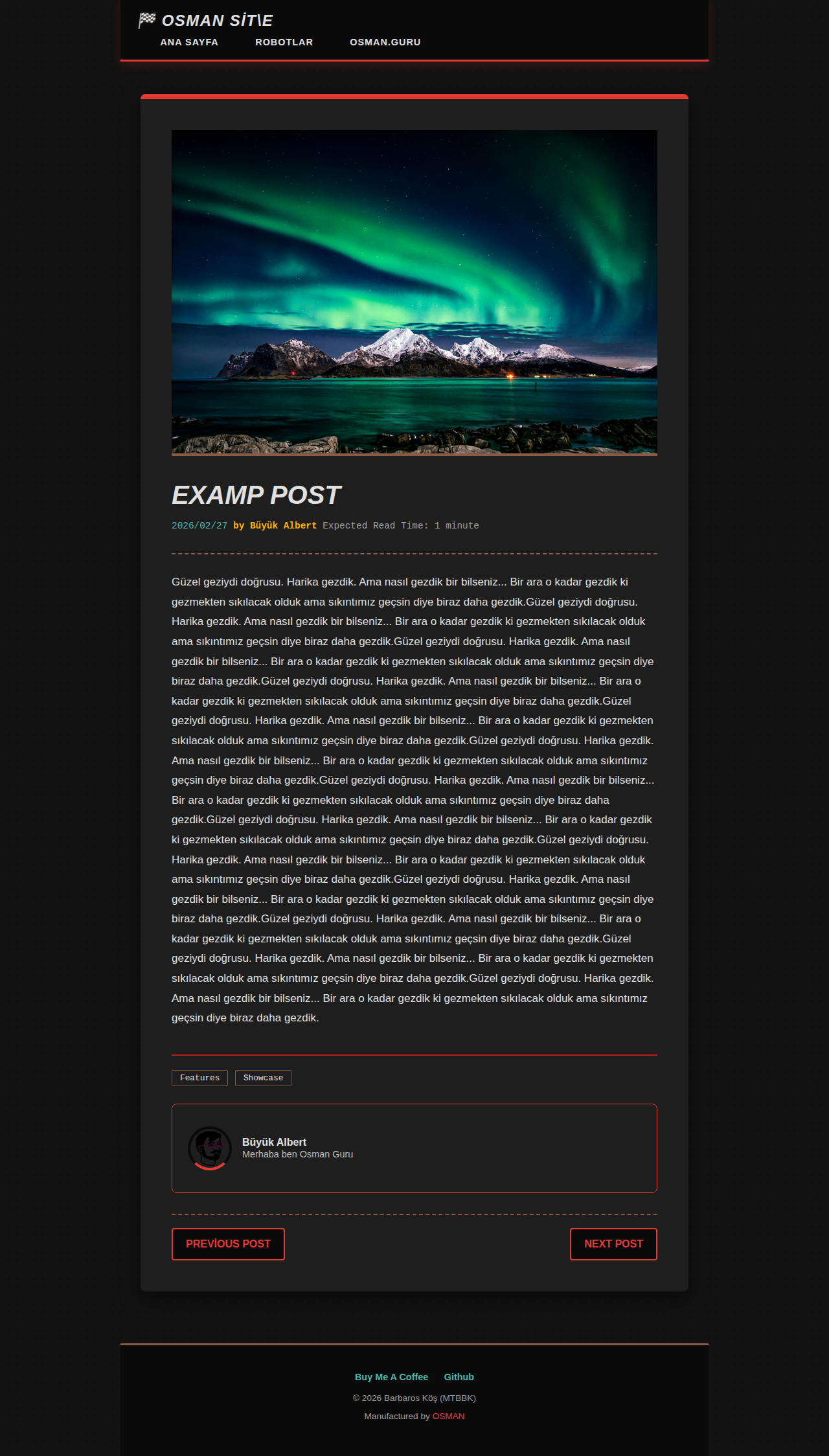 Post Page - blog Arabalar