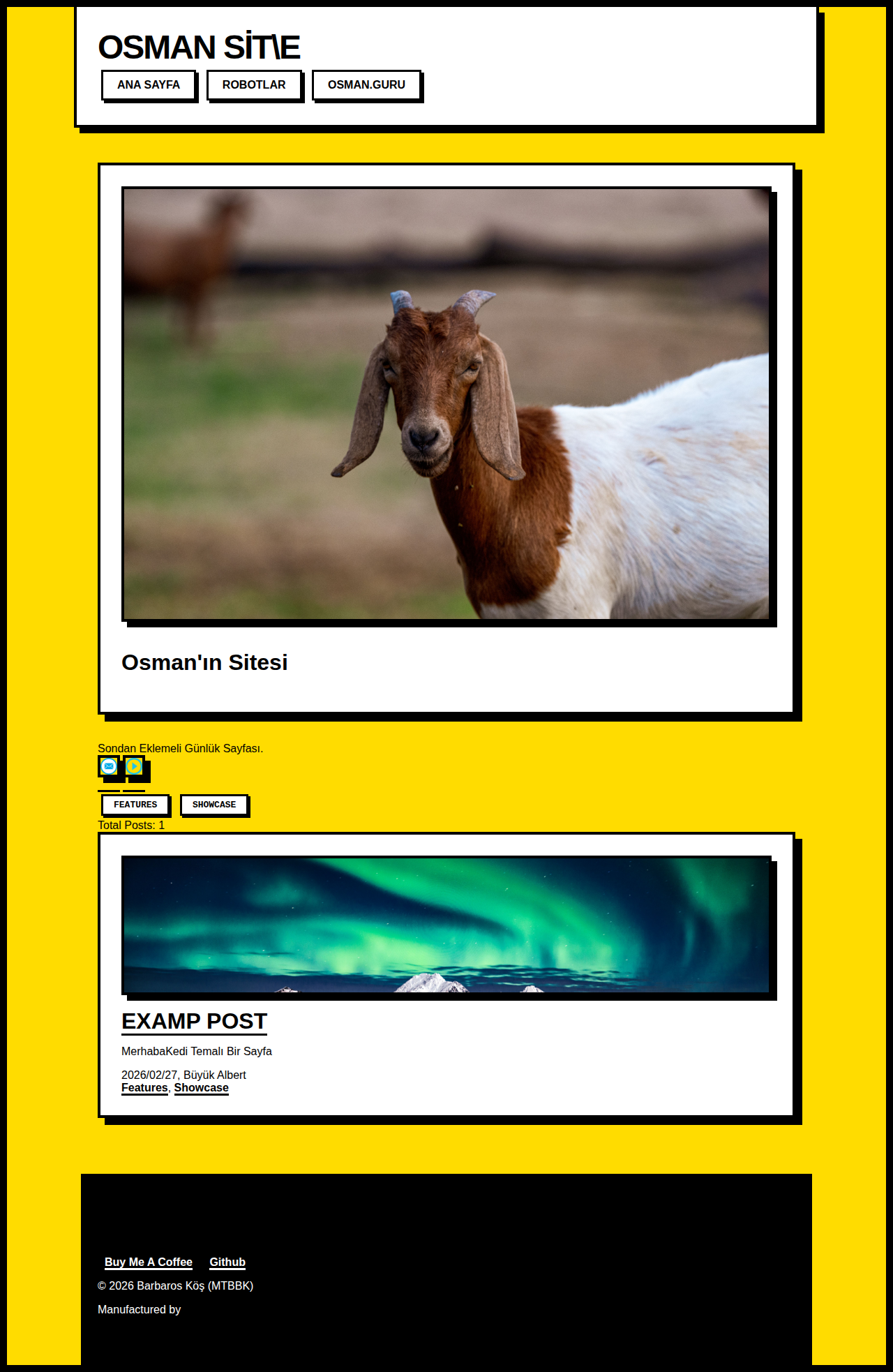 Index Page - blog Brutal