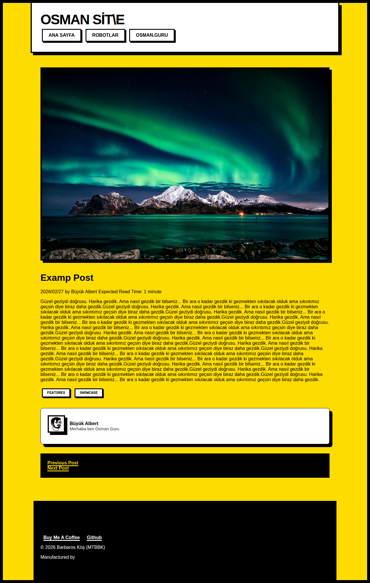 Post Page - blog Brutal