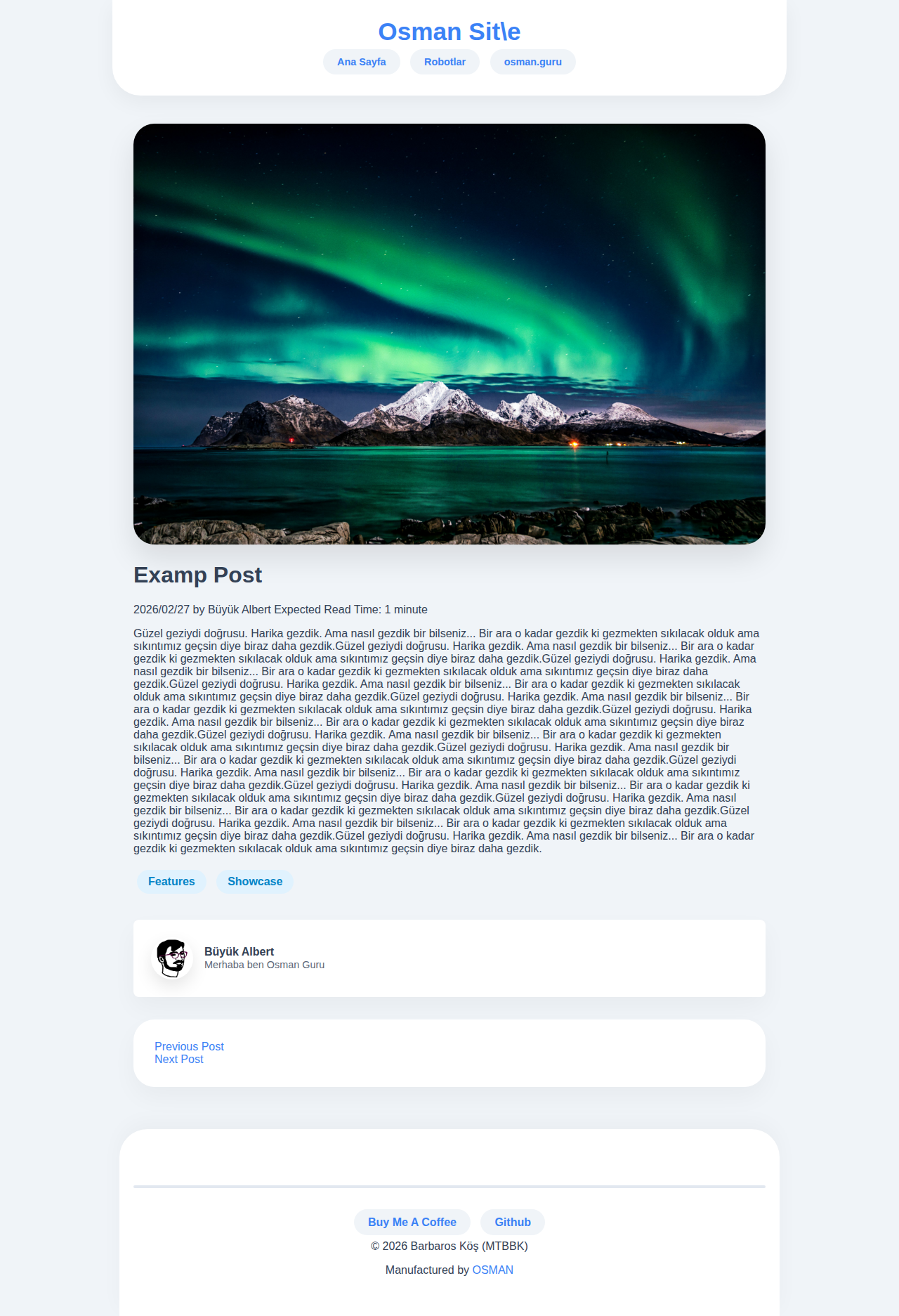 Post Page - blog Bubble