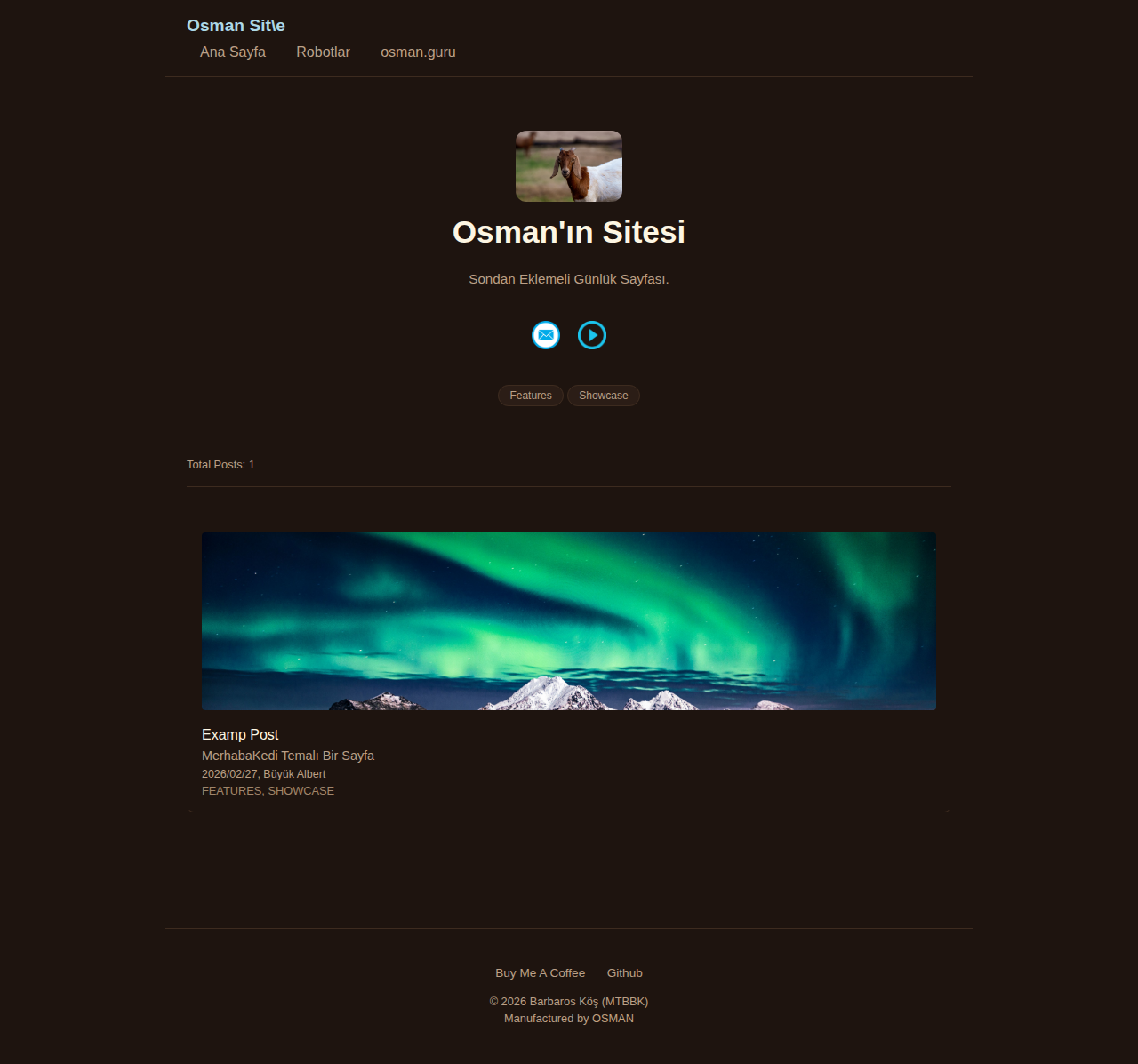 Index Page - blog ChocolateIce