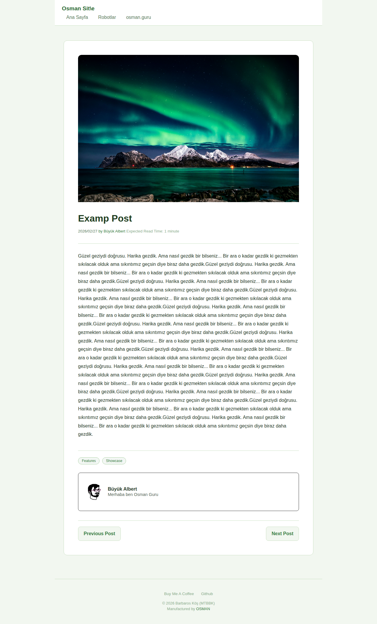 Post Page - blog Forest