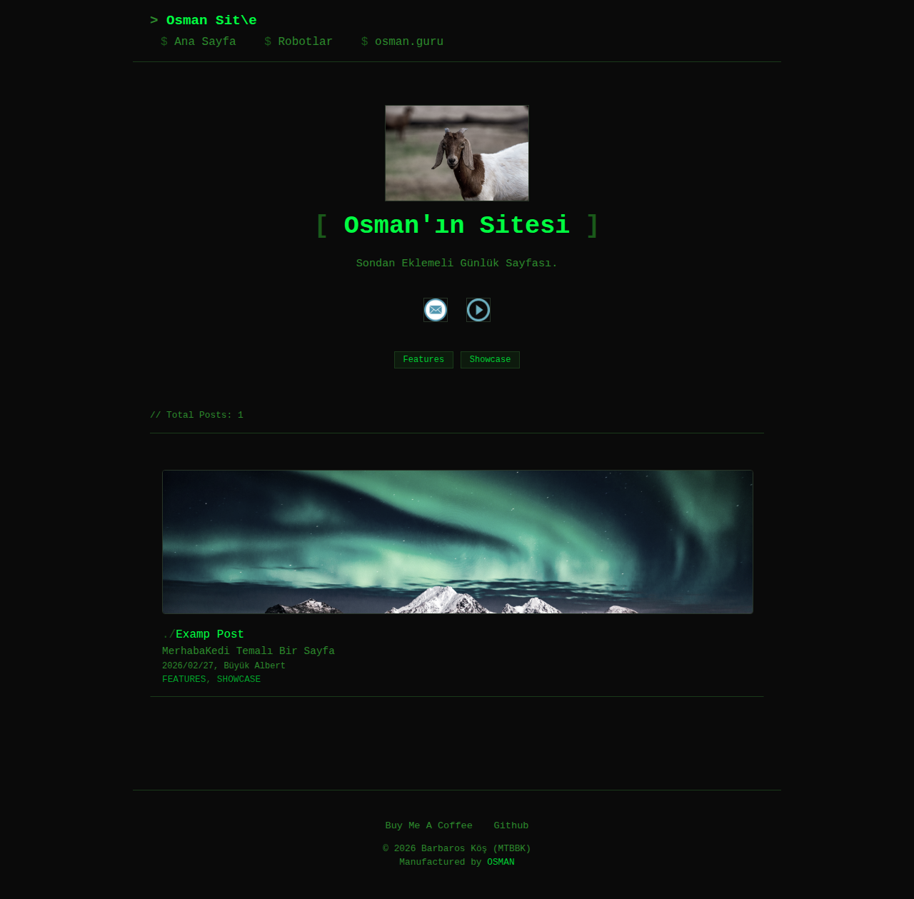 Index Page - blog Hacker