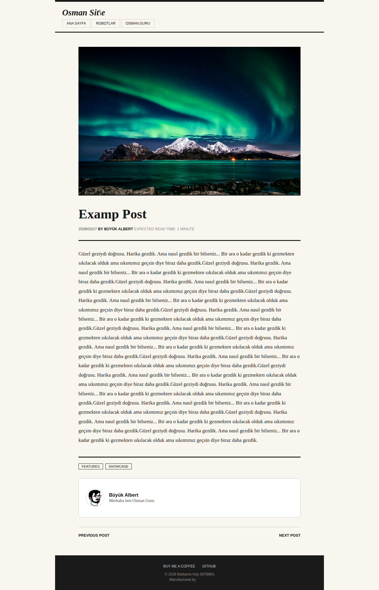 Post Page - blog Newspaper