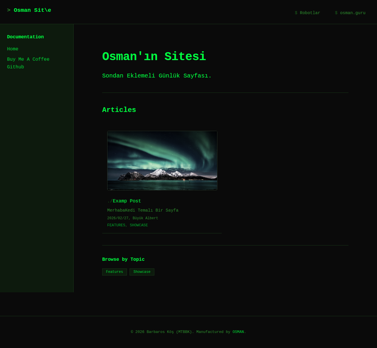 Index Page - docs Hacker