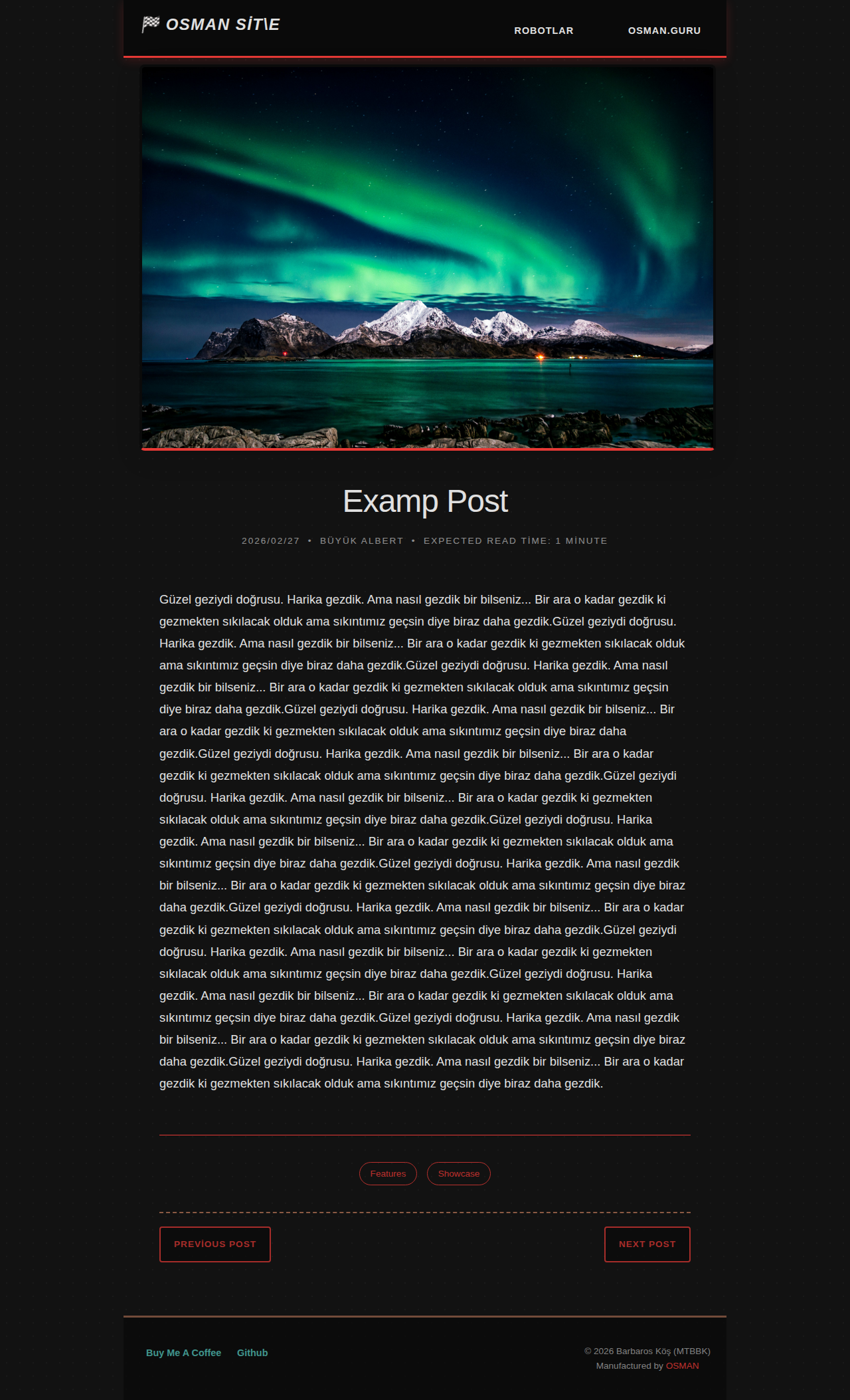 Post Page - gallery Arabalar