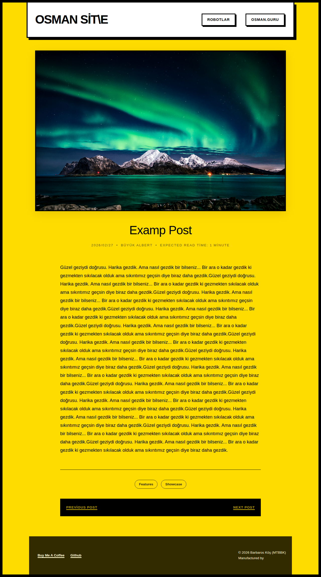 Post Page - gallery Brutal