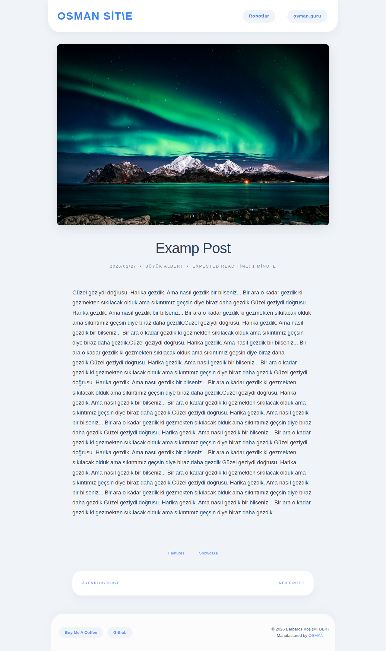Post Page - gallery Bubble