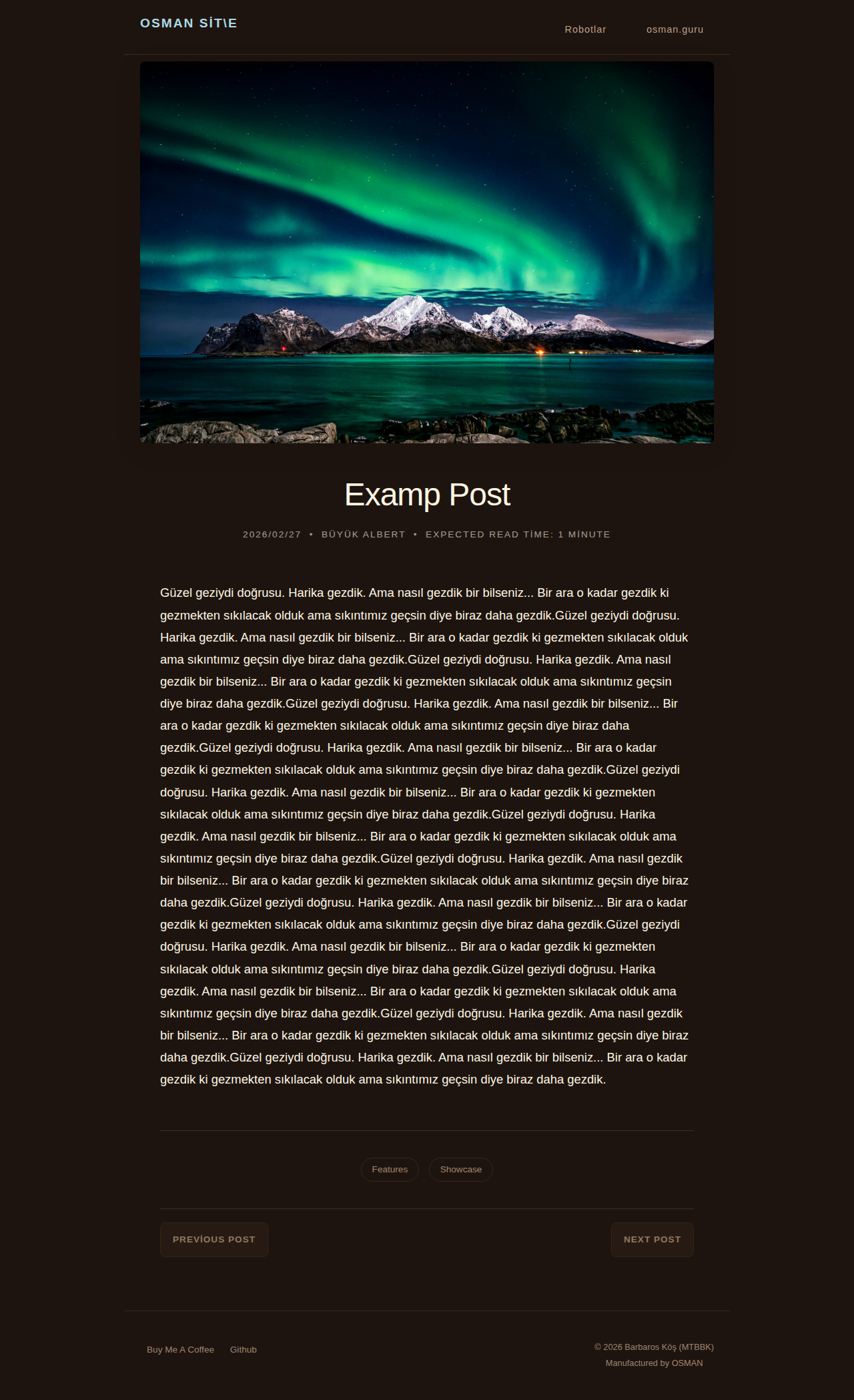 Post Page - gallery ChocolateIce