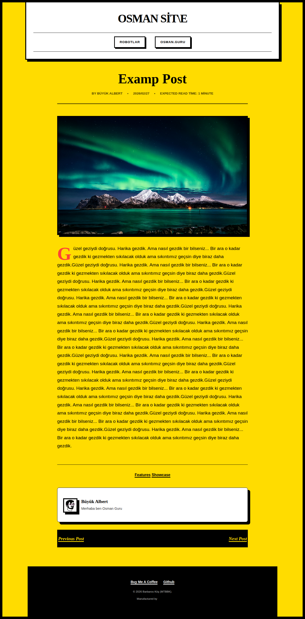 Post Page - magazine Brutal
