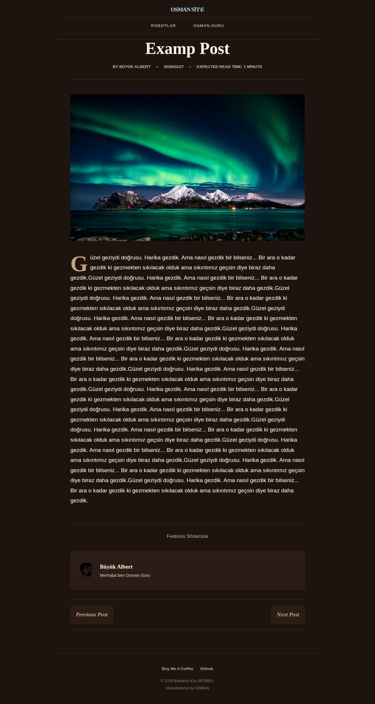 Post Page - magazine ChocolateIce