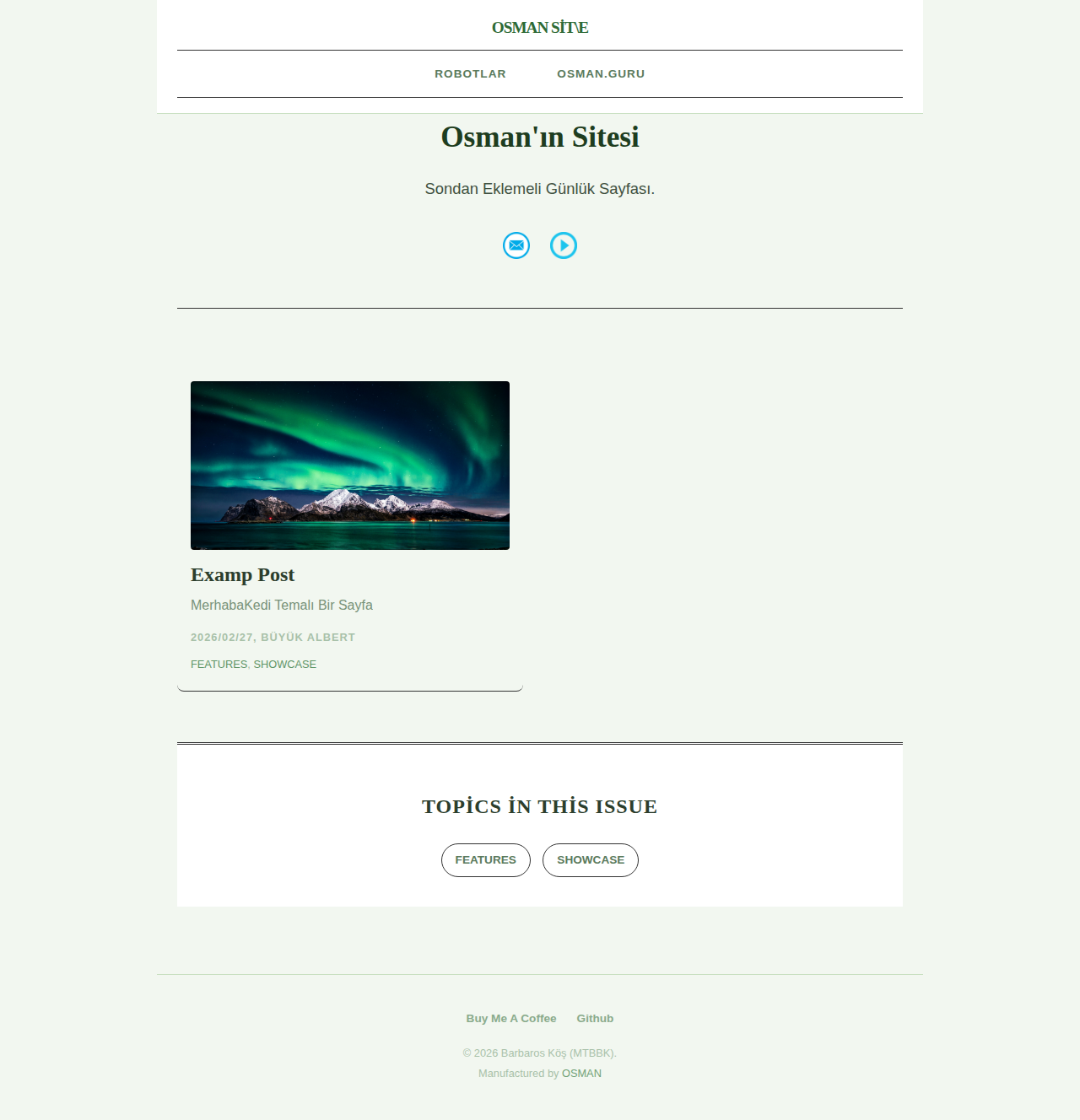 Index Page - magazine Forest