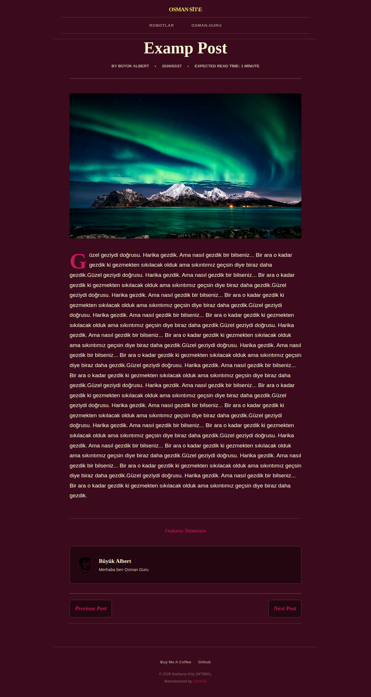 Post Page - magazine FreshPistachio