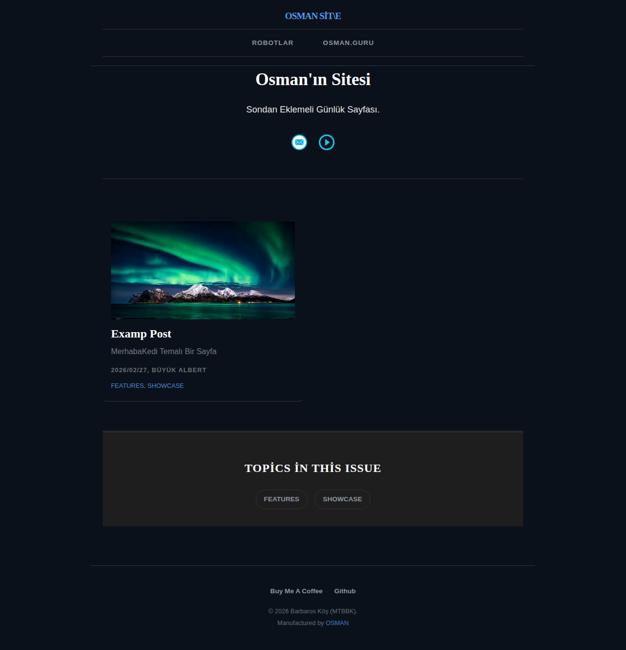 Index Page - magazine Space