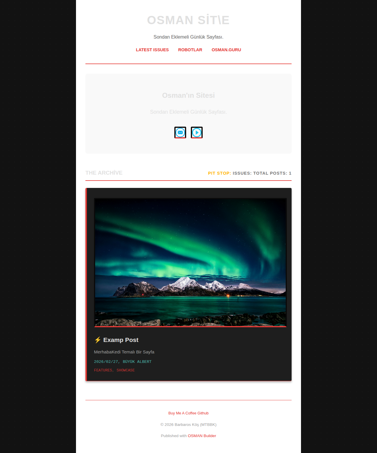 Index Page - newsletter Arabalar