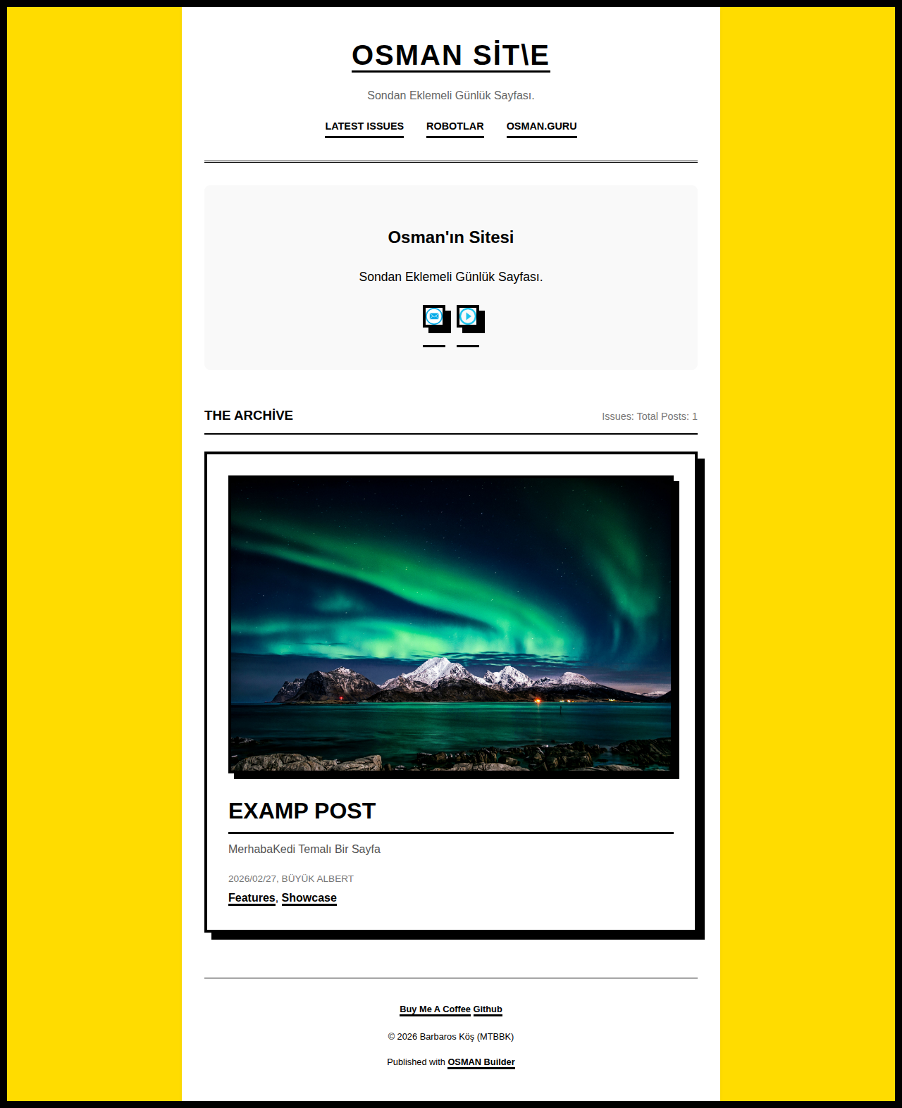Index Page - newsletter Brutal