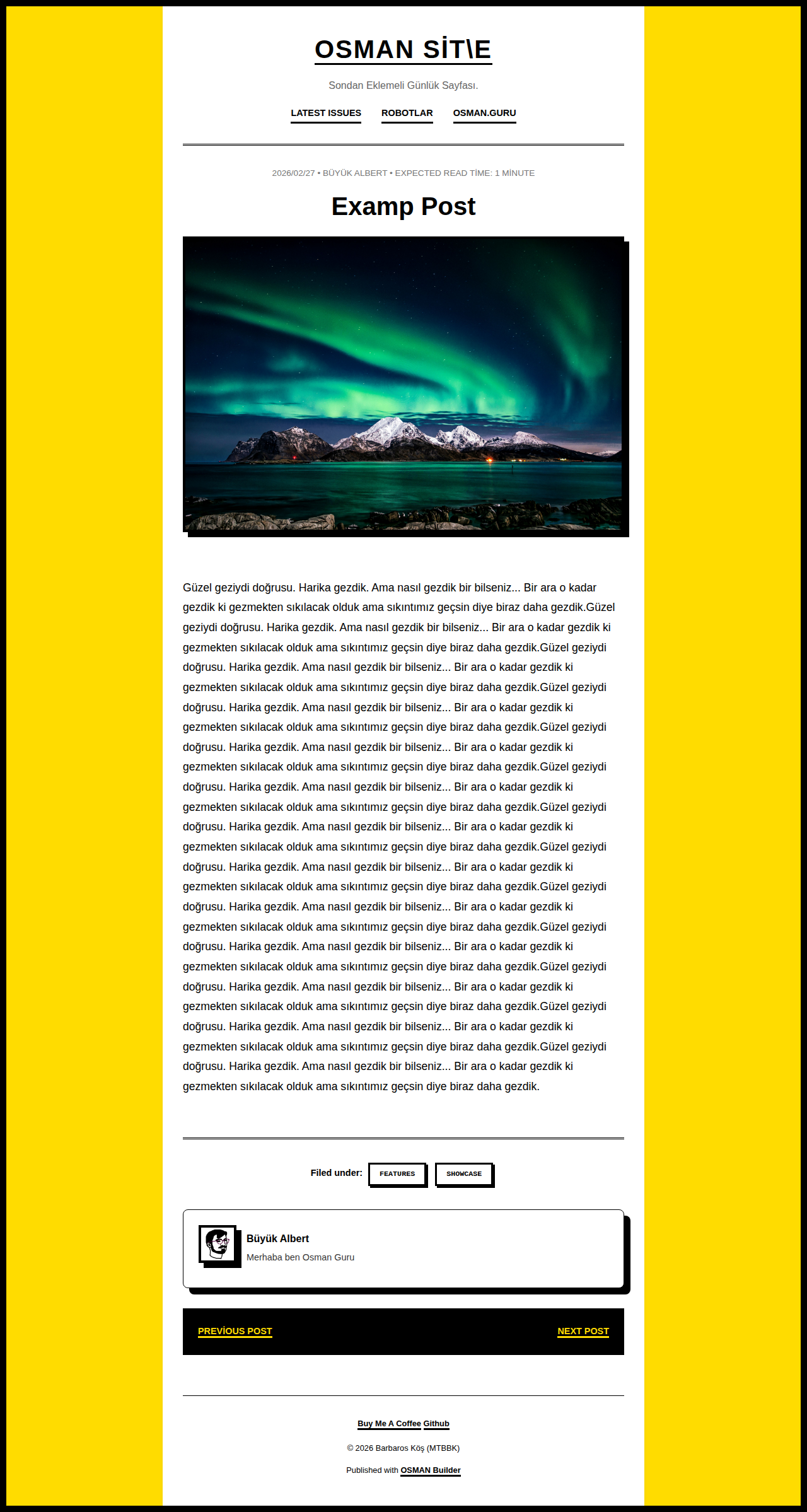 Post Page - newsletter Brutal