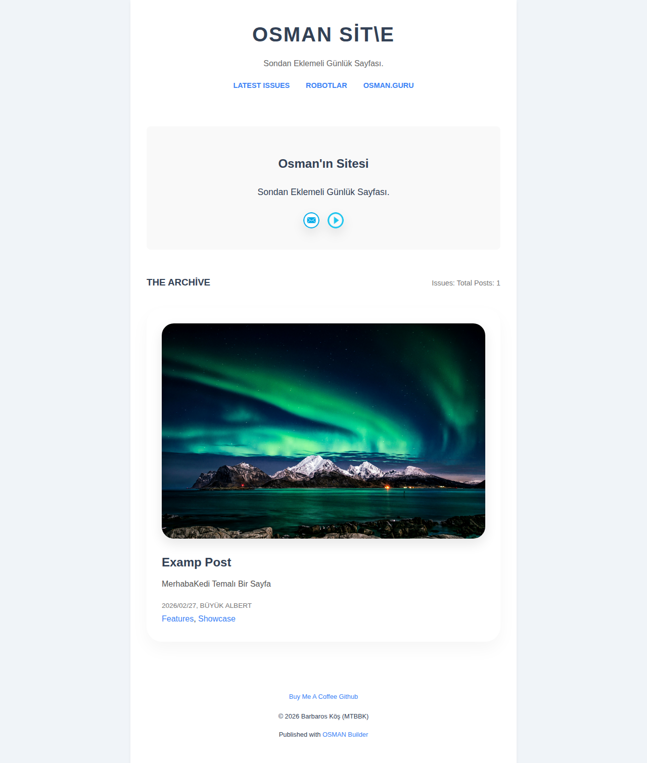 Index Page - newsletter Bubble