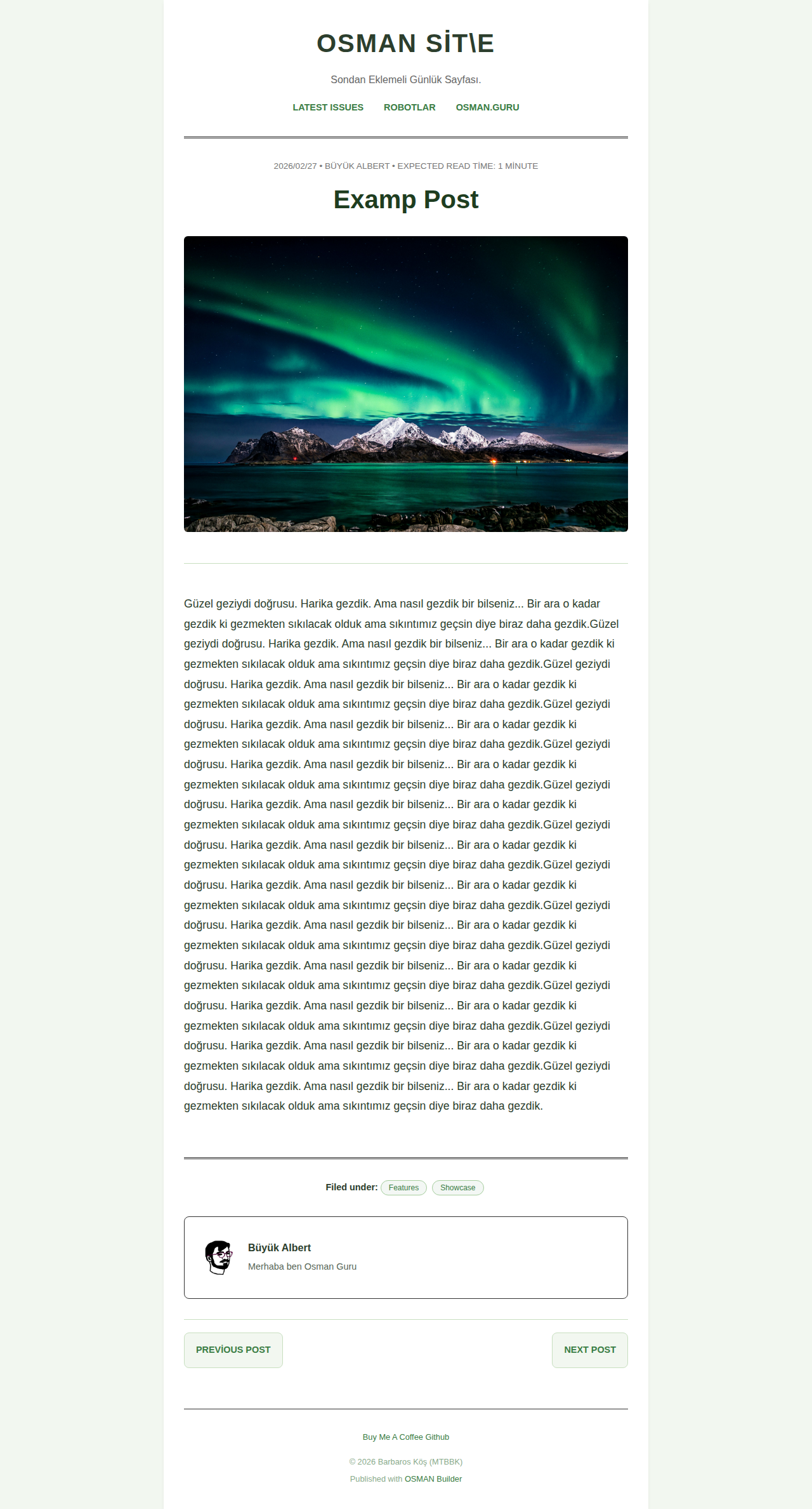 Post Page - newsletter Forest