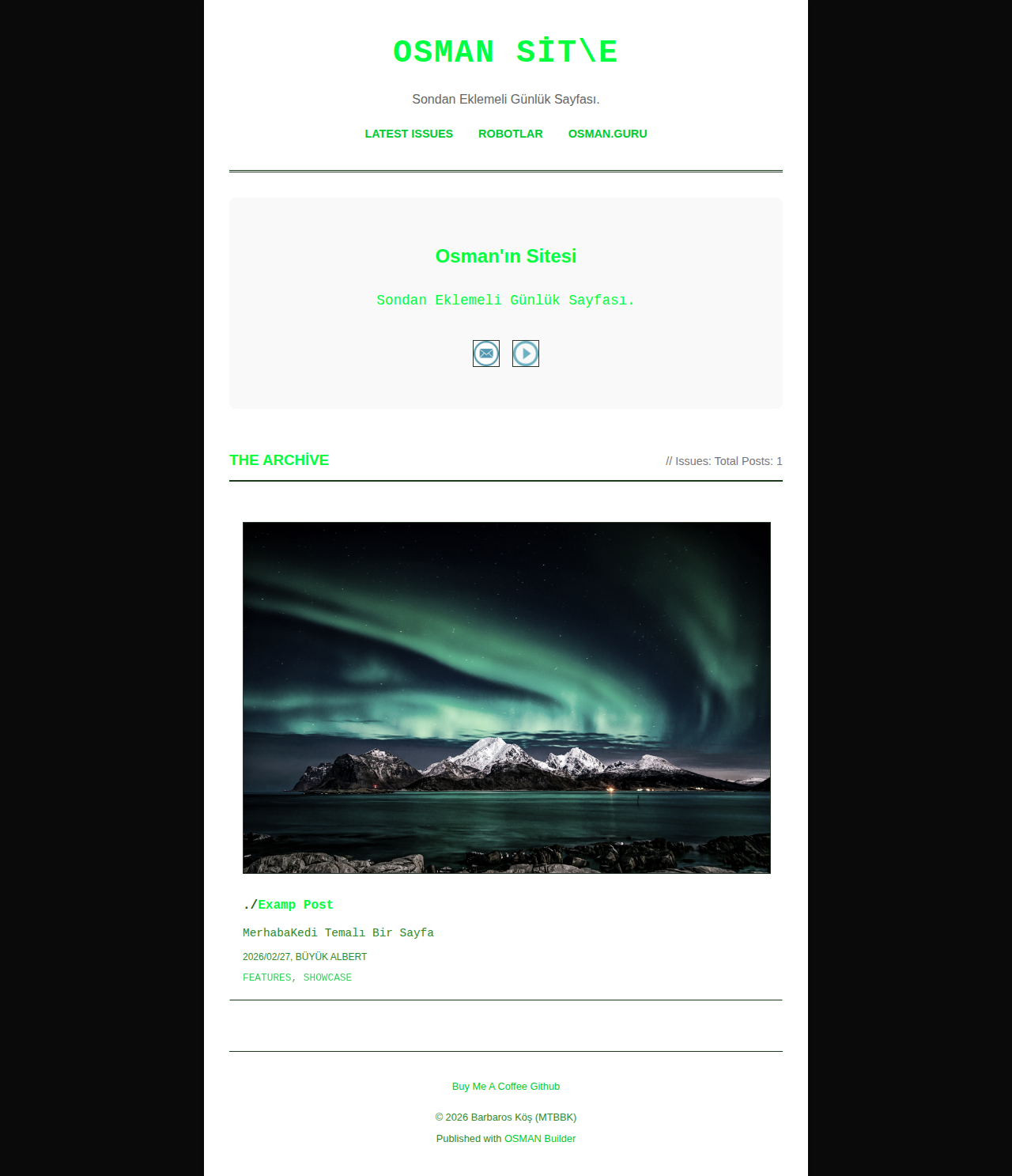 Index Page - newsletter Hacker