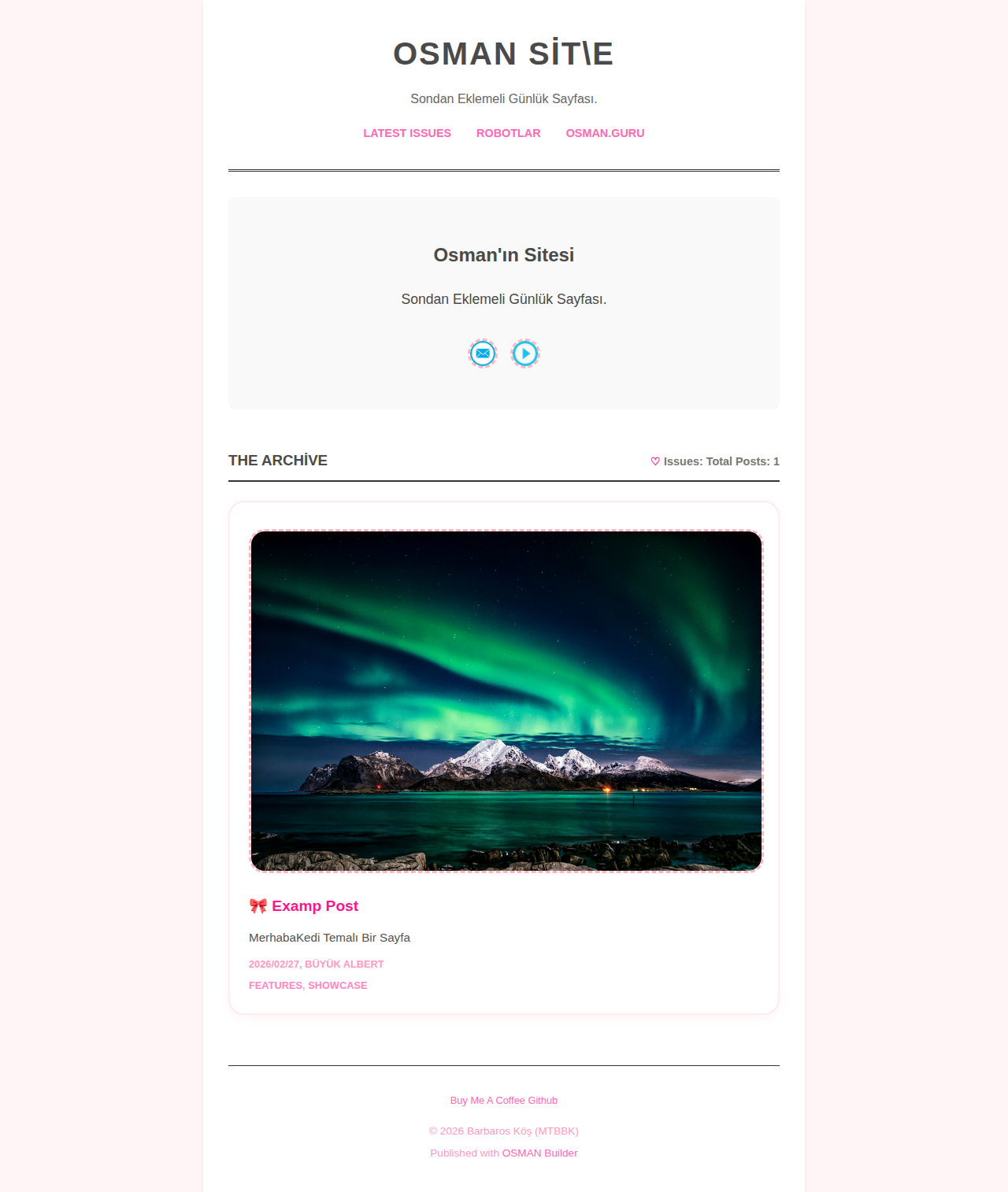 Index Page - newsletter MerhabaKedi