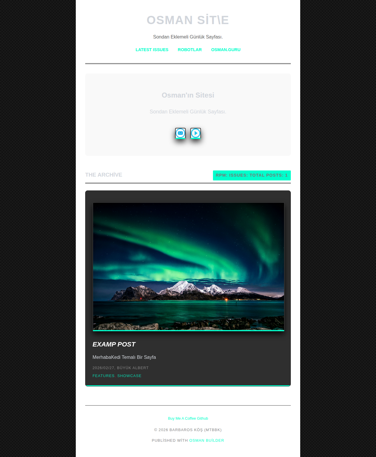 Index Page - newsletter Neon