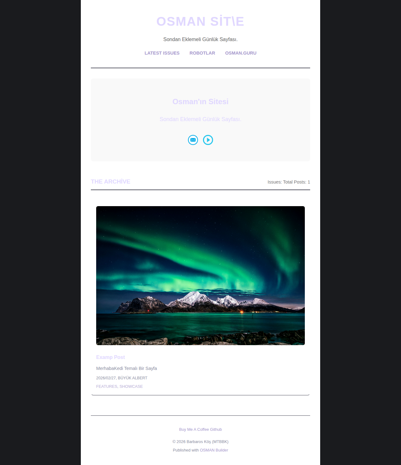Index Page - newsletter SilverLilac
