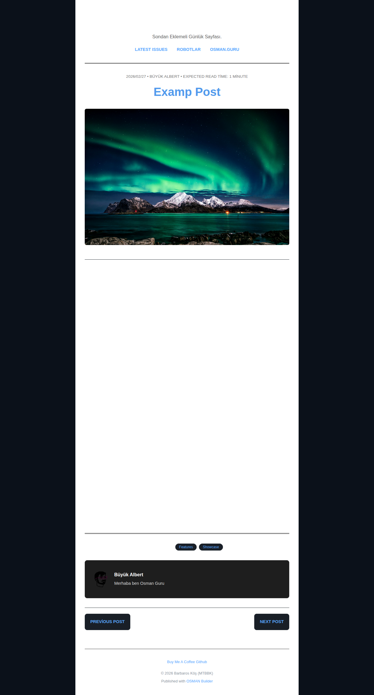 Post Page - newsletter Space