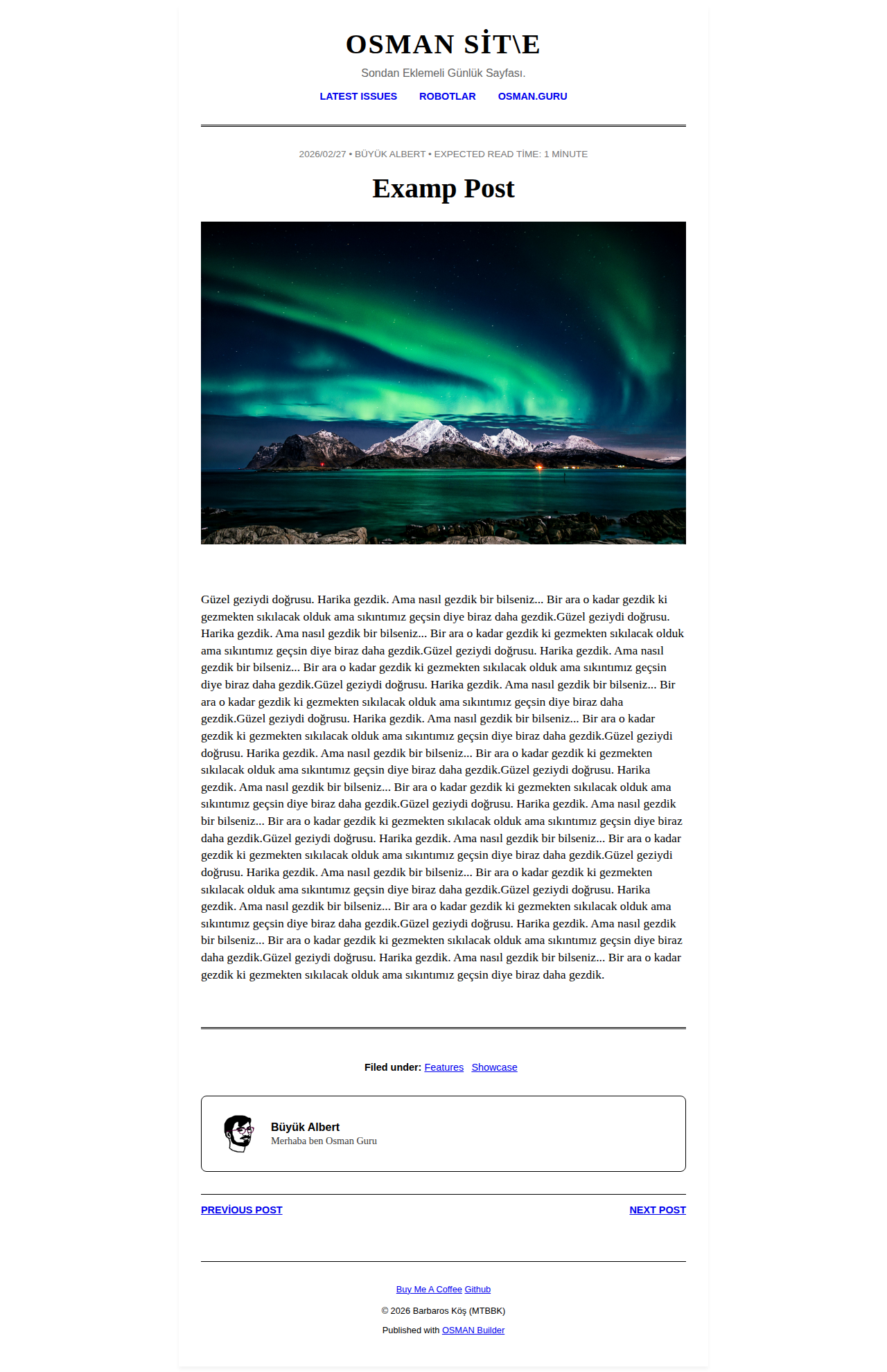 Post Page - newsletter Web1991
