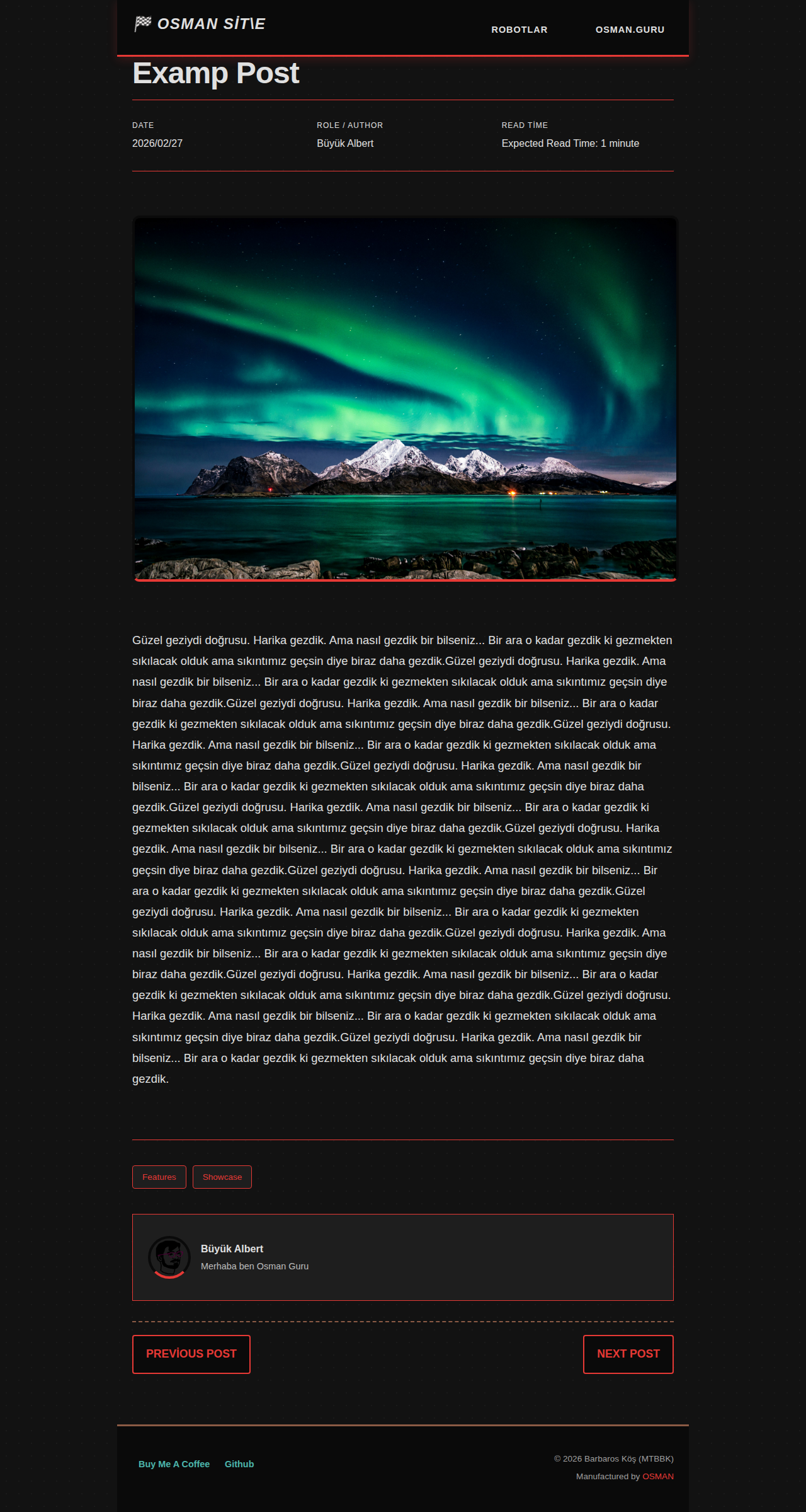 Post Page - portfolio Arabalar