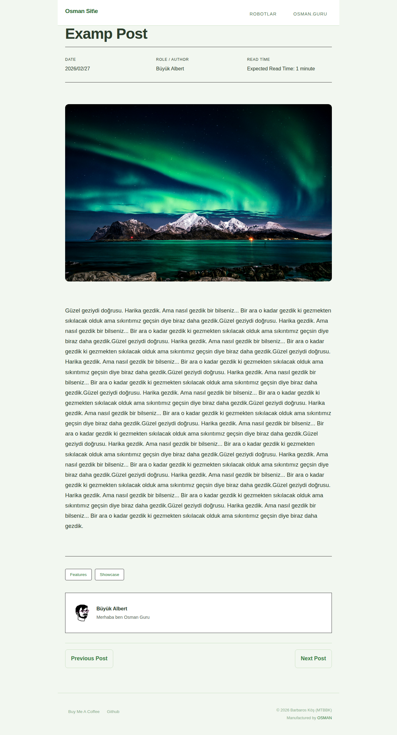 Post Page - portfolio Forest