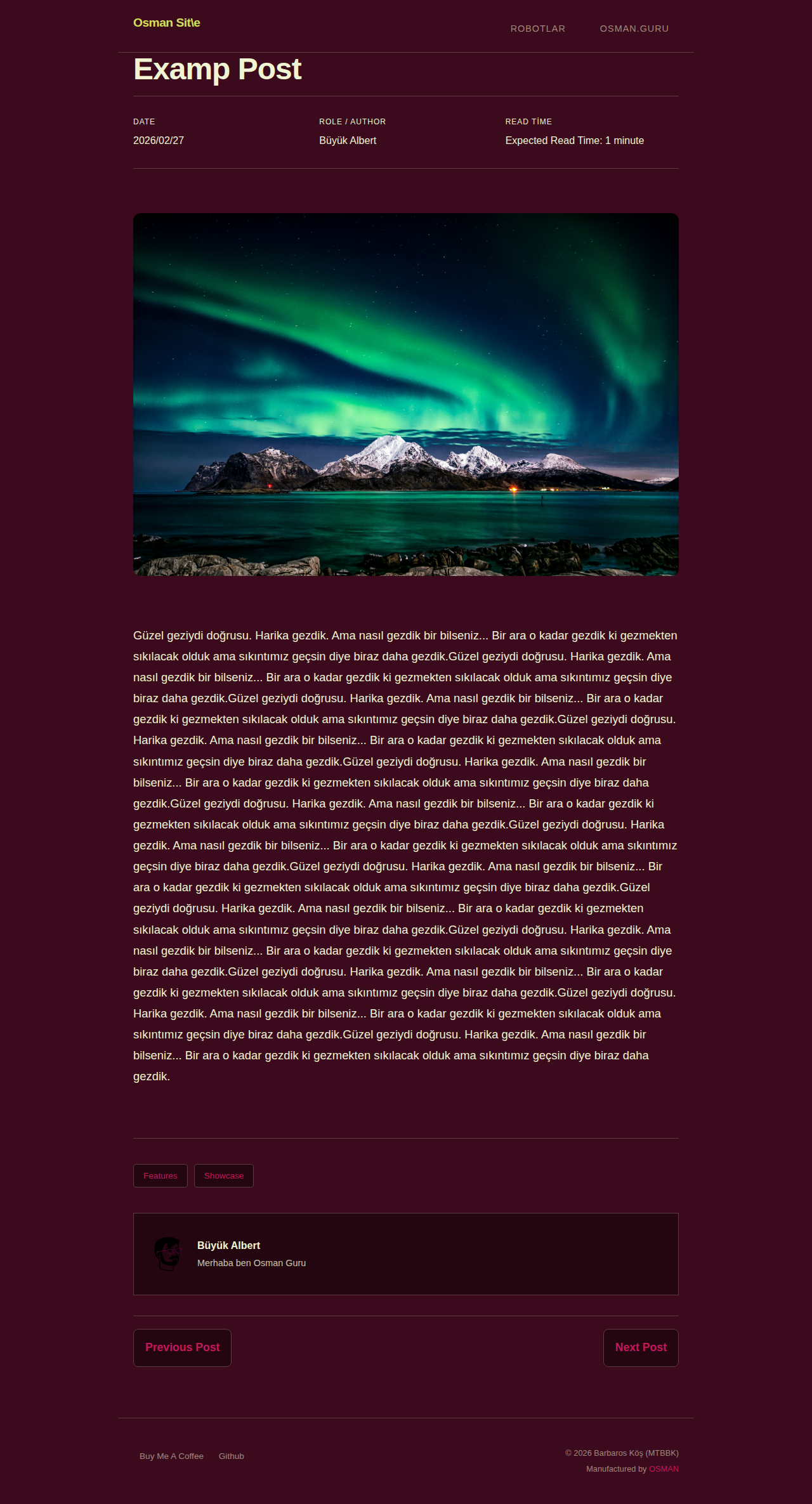 Post Page - portfolio FreshPistachio