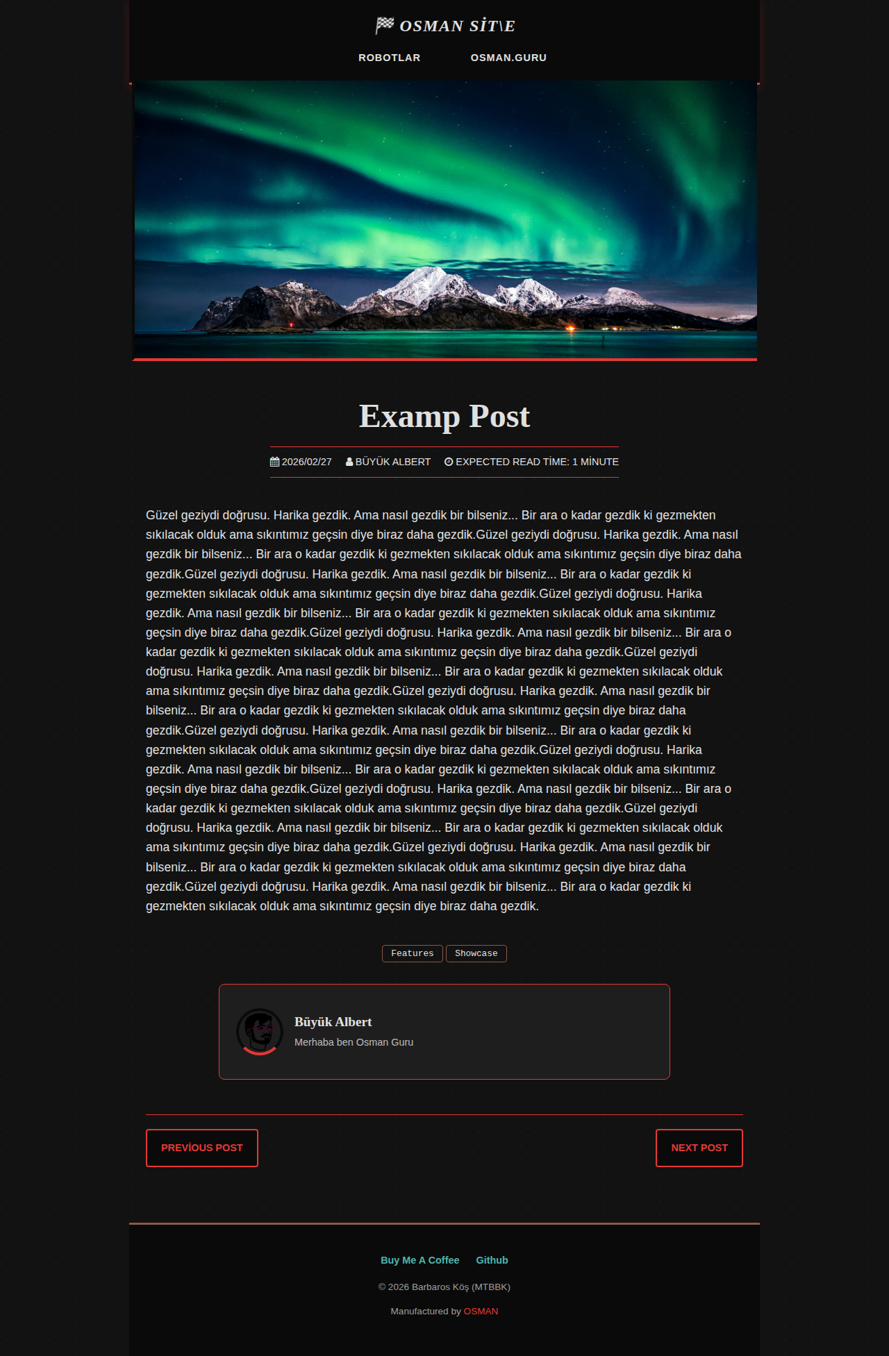 Post Page - recipe Arabalar