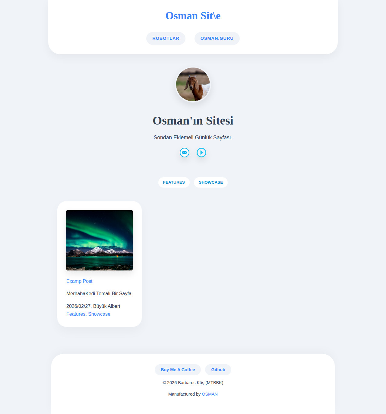 Index Page - recipe Bubble