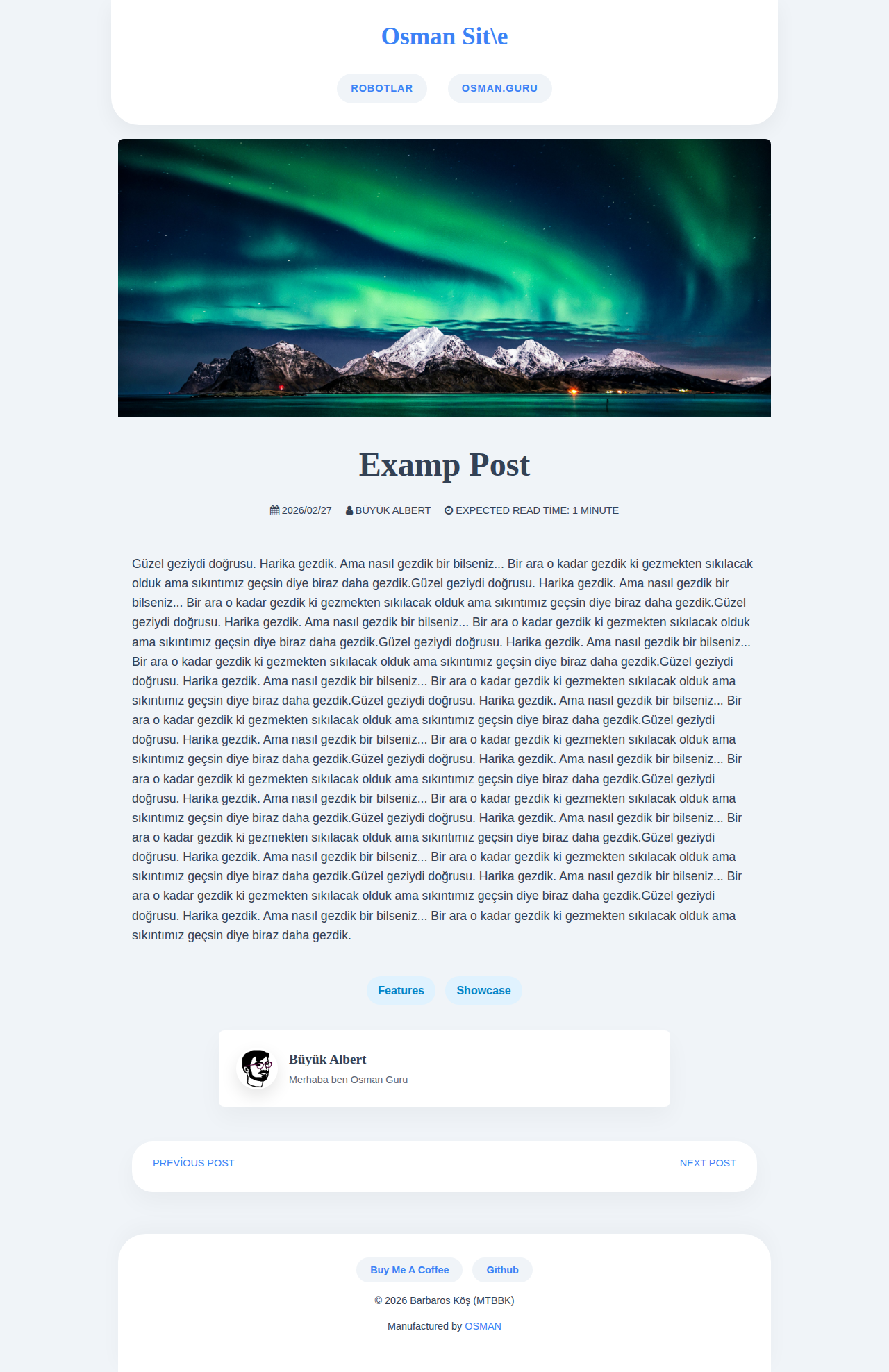 Post Page - recipe Bubble