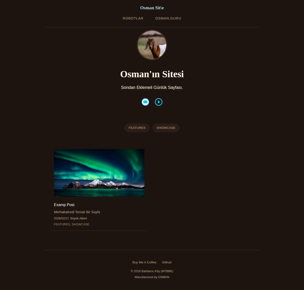 Index Page - recipe ChocolateIce
