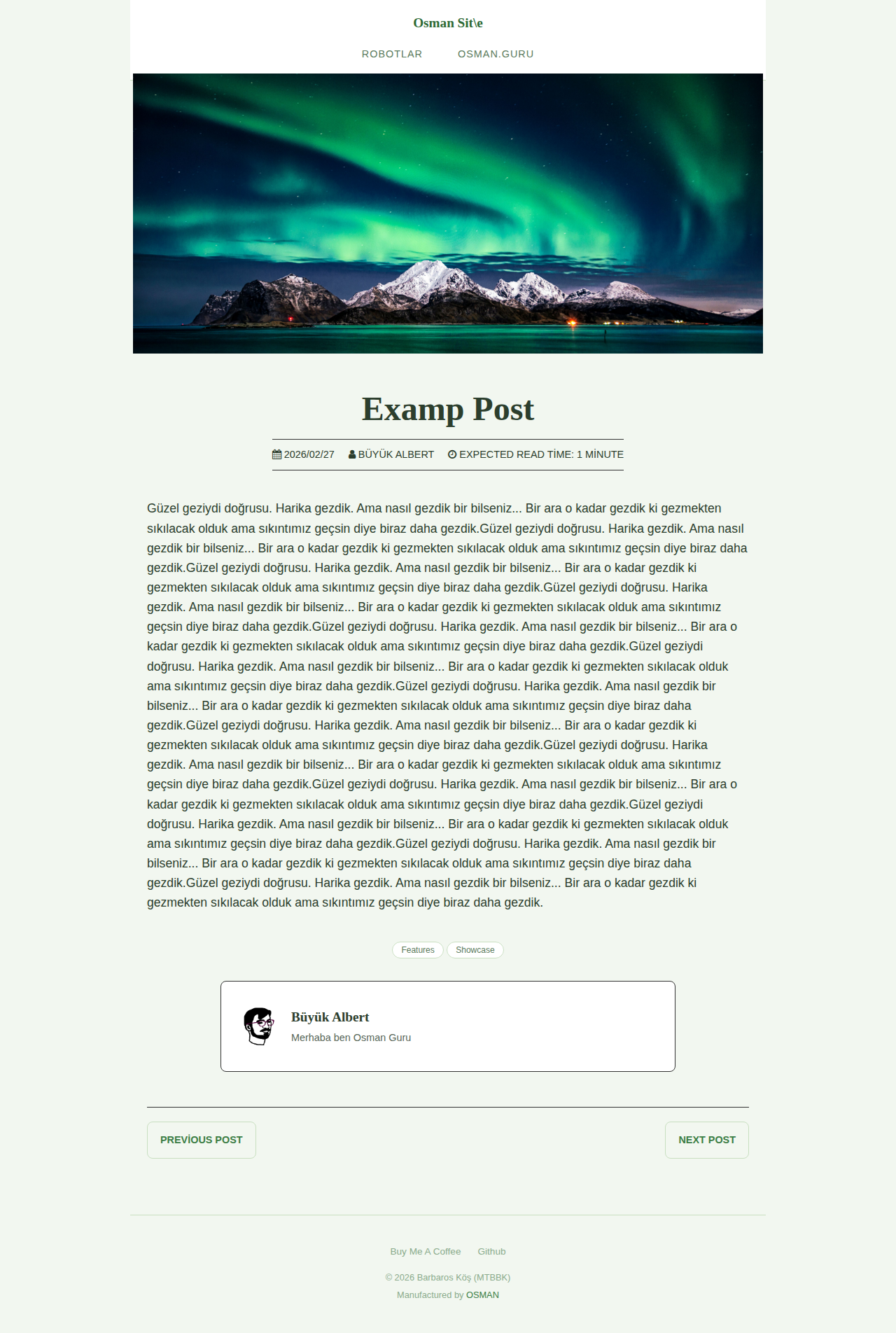 Post Page - recipe Forest