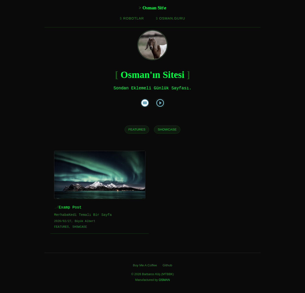 Index Page - recipe Hacker