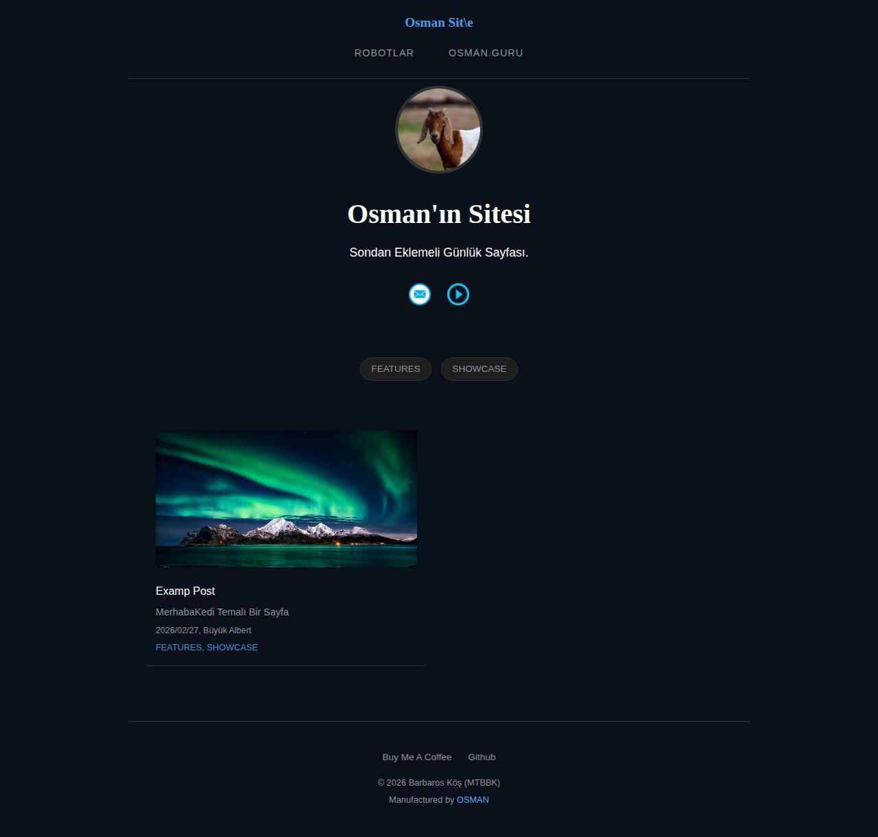 Index Page - recipe Space